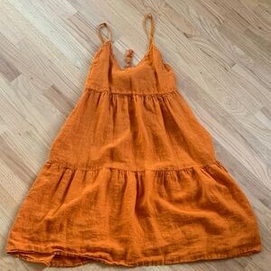 Babydoll linen dress s/m